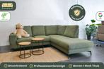Kleine Hoekbank Groen Pronto [Refurbished], Huis en Inrichting, Pronto, -, -, Ophalen of Verzenden