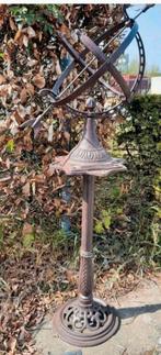 Grote Zonnewijzer op Hoge Sokkel Gietijzer NIEUW, Tuin en Terras, Zonnewijzers, Ophalen of Verzenden, Nieuw