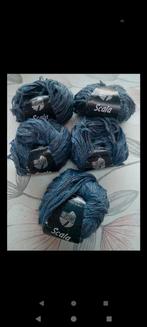 Nieuw 5 bollen Lana grossa blauw nr 012, Hobby en Vrije tijd, Breien en Haken, Ophalen of Verzenden, Nieuw, Breien of Haken, Wol of Garen