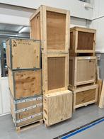 Houten kratten transport kisten, Ophalen, 100 cm of meer, 60 cm of meer, Zo goed als nieuw