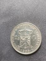 Rijksdaalder 1938 grof haar, Postzegels en Munten, Munten | Nederland, Ophalen of Verzenden, Koningin Wilhelmina, 2½ gulden