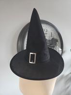 Zwarte Heksenhoed - Perfect voor Halloween!, Kleding | Dames, Hoeden en Petten, Ophalen of Verzenden, Zo goed als nieuw, One size fits all