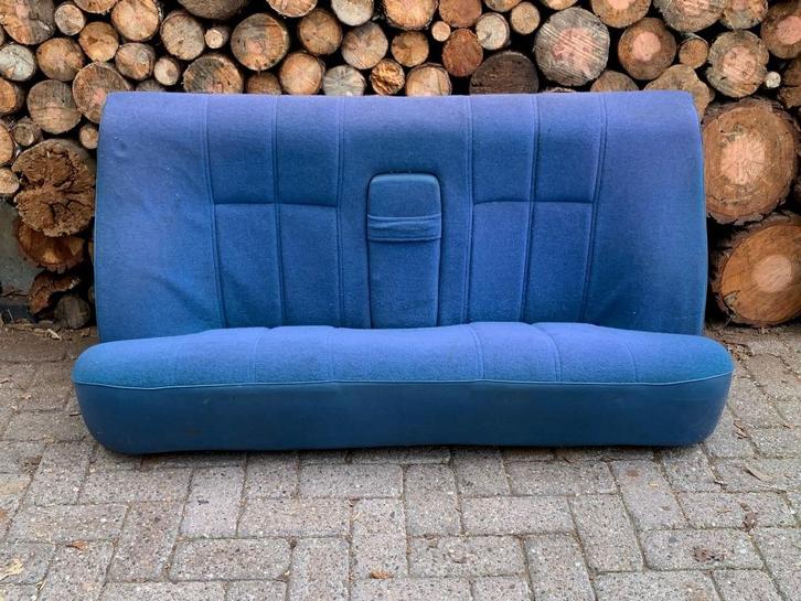 Blauw stoffen achterbank Volvo 240 / 240 estate / twee types, Auto-onderdelen, Interieur en Bekleding, Volvo, Ophalen
