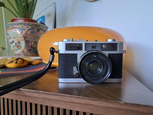 Chinon 35 EE | compacte analoge meetzoekercamera, Audio, Tv en Foto, Fotocamera's Analoog, Zo goed als nieuw, Compact, Overige Merken