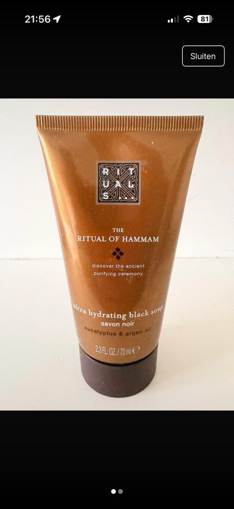 Nieuw: Rituals Hammam black soap, Ophalen of Verzenden, Nieuw, Bad & Douche