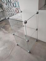 Toon pilaren glas 4x, Ophalen, Gebruikt, Glas, Minder dan 50 cm