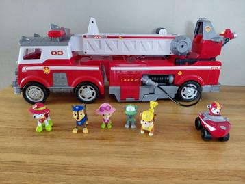 Paw patrol brandweerwagen met pups  beschikbaar voor biedingen