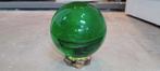 Groene glazen bol 10cm, Ophalen of Verzenden