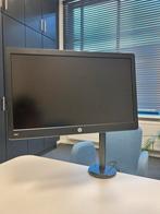 Complete set: HP 22” Monitor + Verstelbare Monitorarm, IPS, Kantelbaar, Ophalen of Verzenden, Zo goed als nieuw