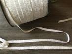 (nr 218) Aanbieding WIT sier ELASTIEK 3 meter € 1.00, Verzenden, Nieuw, Lint, Band of Elastiek