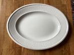 Edme Wedgwood ovale platte schaal 29,5x22,5 cm, Ophalen of Verzenden, Gebruikt, Overige materialen, Bord of Schaal