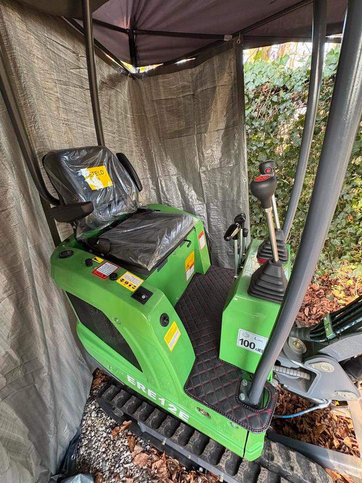 Everun ERE-12-E Elektrische Minigraver Nieuwstaat 2.2 uur, Zakelijke goederen, Machines en Bouw | Kranen en Graafmachines, Graafmachine