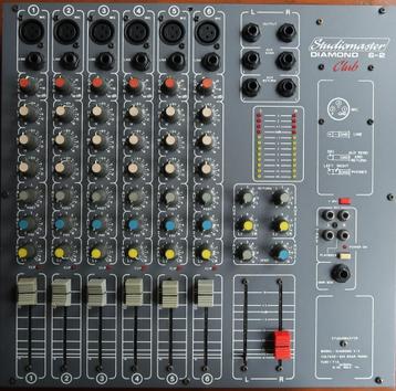 Vintage Studiomaster Diamond 6-2 Club mengpaneel + beugels beschikbaar voor biedingen