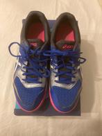 Asics gel rocket 9 sport schoen dames blauw roze size 8,5 40, Blauw, Ophalen of Verzenden, Asics, Sneakers of Gympen
