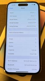 Apple iPhone 14 Pro 128 gb paars, Paars, Ophalen of Verzenden, Zo goed als nieuw, 82 %