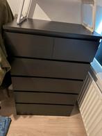 Ikea malm lade kast 6 lades zwart, Huis en Inrichting, Kasten | Ladekasten, 5 laden of meer, 100 tot 150 cm, Nieuw, 25 tot 50 cm