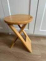 Vintage design bijzettafel kruk Adrian Reed, Minder dan 55 cm, Rond, Ophalen of Verzenden, Zo goed als nieuw