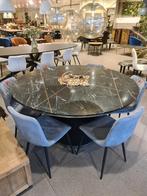 Nieuwe icathcers elite ronde marmeren eettafel 150cm €595, Huis en Inrichting, Tafels | Eettafels, ., 150 tot 200 cm, Rond, Nieuw