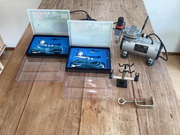 Complete Airbrush Set  |  Bieden vanaf €150 beschikbaar voor biedingen