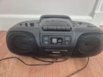 Radiocassette recorder met CD speler, Ophalen of Verzenden, Gebruikt, Radio