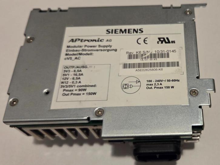 Siemens cV5_AC 150W Power Supply (A5E02625806-K6), Hobby en Vrije tijd, Elektronica-componenten, Gebruikt, Ophalen of Verzenden