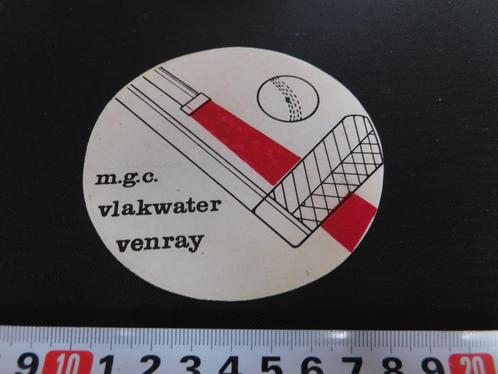 sticker Venray m.g.c. Vlakwater  midgetgolf *, Verzamelen, Stickers, Zo goed als nieuw, Bedrijf of Vereniging, Ophalen