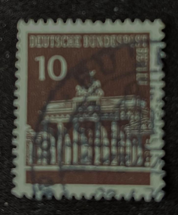 Berlin 1966 Brandenburger Tor Mi 286 gebruikt, Postzegels en Munten, Postzegels | Europa | Duitsland, Gestempeld, Overige periodes
