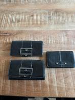 Claudio ferrici portemonnee 3 stuks zwart leer, Sieraden, Tassen en Uiterlijk, Portemonnees, Ophalen of Verzenden, Gebruikt, Zwart