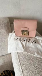 Leren Furla Metropolis Mini Crossbody Tas - Roze, Ophalen of Verzenden, Zo goed als nieuw, Roze