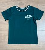 River Island t-shirt groen/wit maat 104/110, Gebruikt, River Island, Ophalen of Verzenden, Shirt of Longsleeve