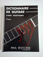 Dictionnaire de Guitare - 2400 Positions [gitaar woordenboek, Ophalen of Verzenden, Zo goed als nieuw, Overige onderwerpen, F. Chierici