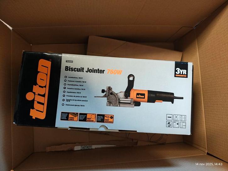 Triton Lamello Vrees - Zo Goed Als Nieuw!, Doe-het-zelf en Verbouw, Gereedschap | Overige machines, Ophalen of Verzenden