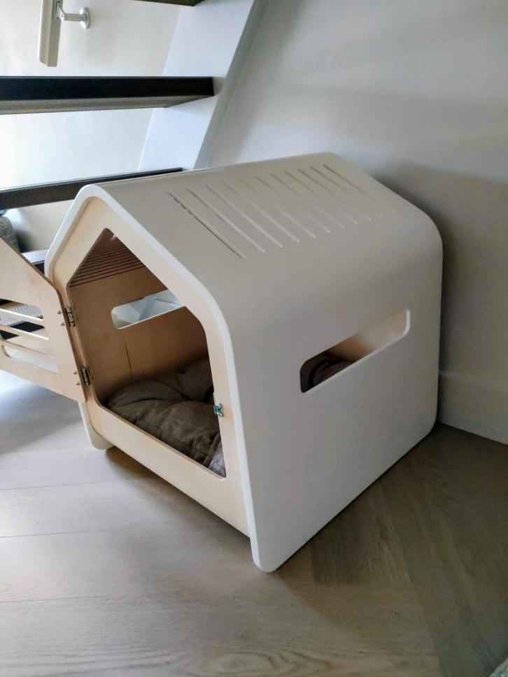 Nieuw! Design hondenbench wit+hout incl. Kussen, Dieren en Toebehoren, Hondenbenches, Nieuw, Ophalen of Verzenden