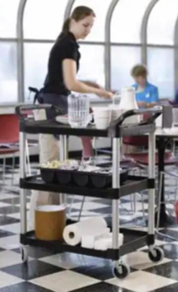 Serveerwagen - Tafelwagen Rubbermaid, capaciteit 135KG beschikbaar voor biedingen