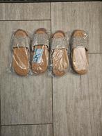 Pantoffels gestoffeerd maat 35/36 – €8 per paar, Bruin, Nieuw, Ophalen of Verzenden, Pantoffels of Sloffen