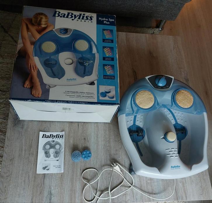 BaByliss Hydro Spa Plus Voetmassagebad, Witgoed en Apparatuur, Overige Witgoed en Apparatuur, Zo goed als nieuw, Ophalen