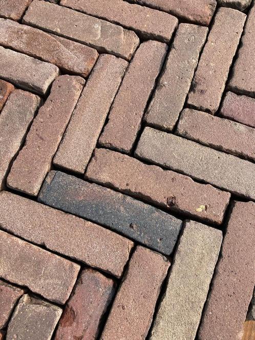 Waalformaat donkerrood (P06), Tuin en Terras, Tegels en Klinkers, Gebruikt, Klinkers, Overige materialen, 10 m² of meer, Ophalen
