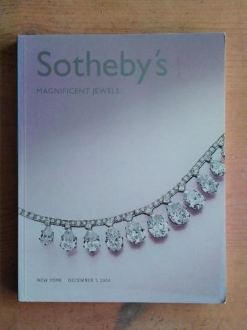 Sotheby's Magnificent Jewels 2004 catalogus  beschikbaar voor biedingen