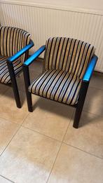 4 Leolux eettafel fauteuils, Huis en Inrichting, Fauteuils, Ophalen, Gebruikt, 75 tot 100 cm, 50 tot 75 cm