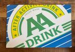 AA Drink - reclamebord kunststof -  33,2  25 cm, Verzamelen, Ophalen of Verzenden, Zo goed als nieuw, Reclamebord
