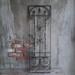 Brocante oud metalen rek sierrek ornament 92x29cm *Etage3*, Gebruikt, ., Ophalen of Verzenden, .