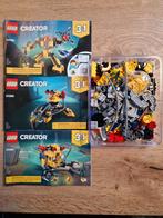 LEGO Creator 3 in 1 set 31090: Onderwaterrobot - Compleet!, Kinderen en Baby's, Speelgoed | Duplo en Lego, Ophalen of Verzenden