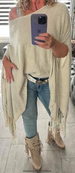 Abercrombie & Fitch, boho poncho , franjes, one size, Kleding | Dames, Abercrombie & Fitch, Ophalen of Verzenden, Zo goed als nieuw
