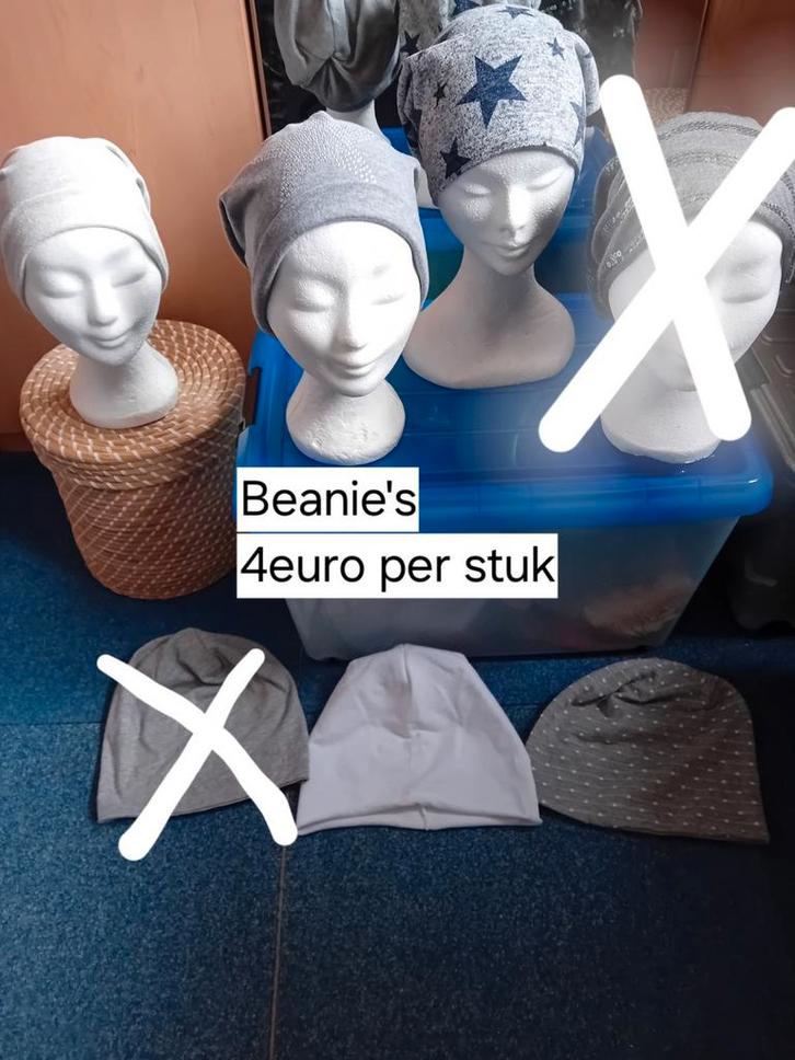 OPRUIMING Chemo mutsjes, Kleding | Dames, Mutsen, Sjaals en Handschoenen, Zo goed als nieuw, Muts, Ophalen of Verzenden