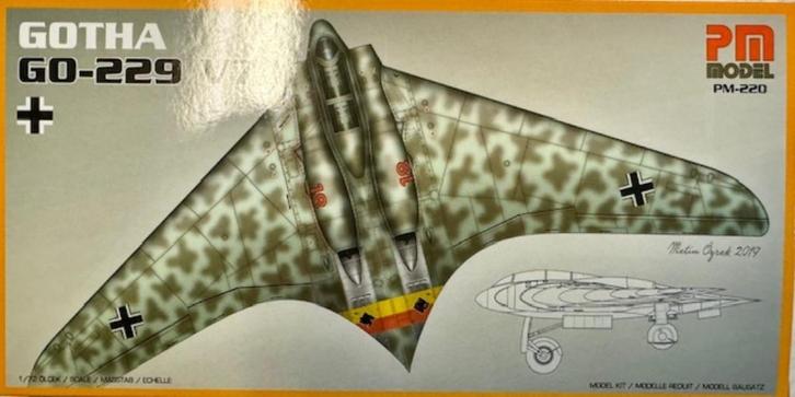 Coelianmodels, PMM 220, Gotha Go-229B, 1/72, € 13,99, Hobby en Vrije tijd, Modelbouw | Vliegtuigen en Helikopters, Nieuw, Vliegtuig