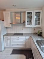 L-Vorm Keuken met Granieten Blad, Huis en Inrichting, Keuken | Complete keukens, Ophalen, Gebruikt, Wit, Hoekkeuken