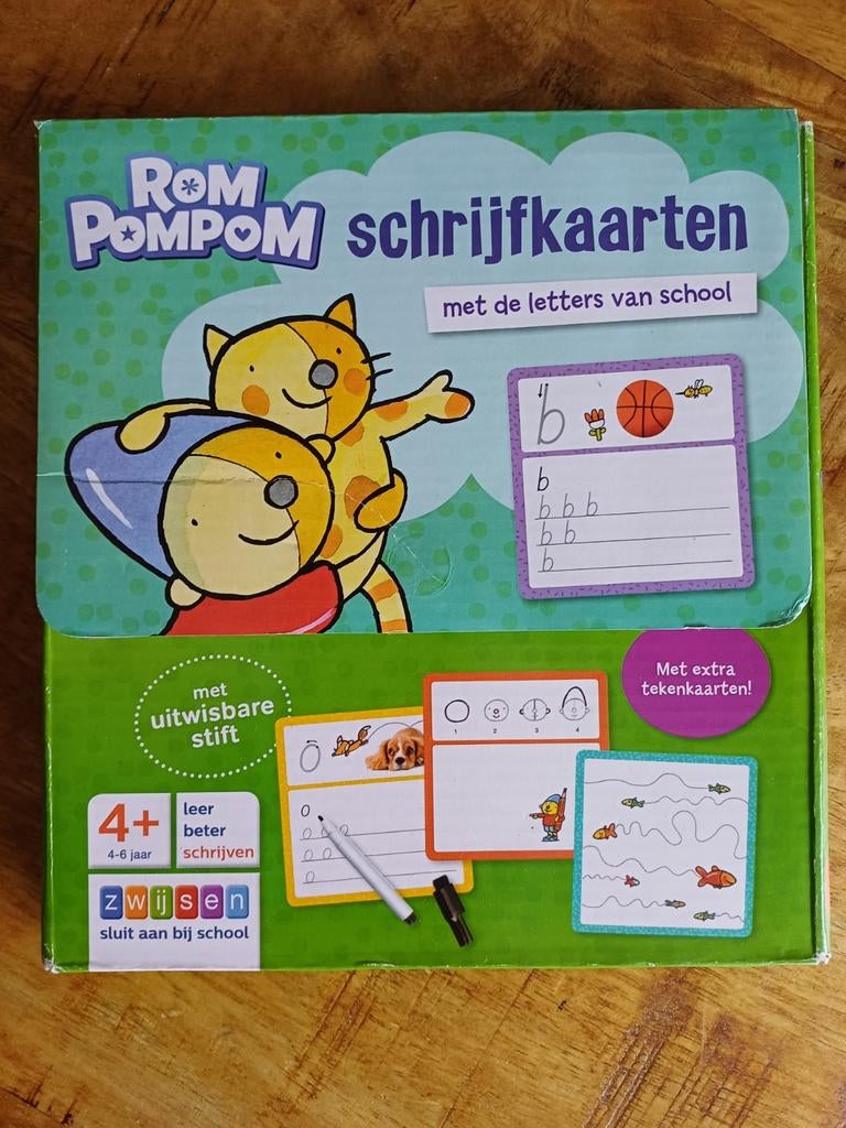 Rompompom schrijfkaarten, Ophalen, Zo goed als nieuw