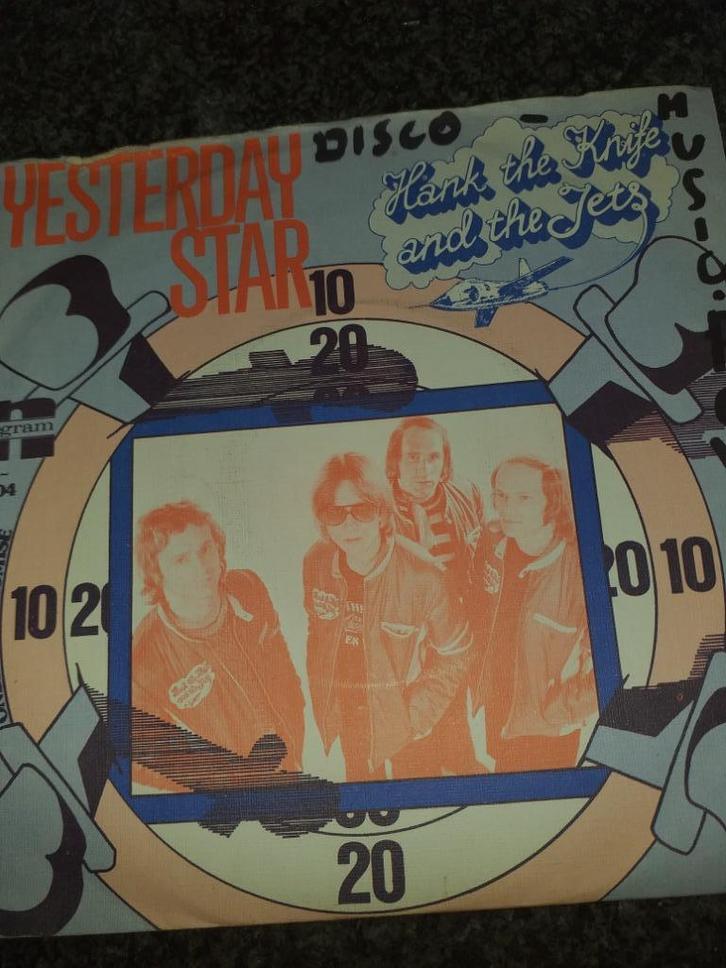Hank The Knife And The Jets – Yesterday Star, Cd's en Dvd's, Vinyl Singles, Gebruikt, Single, Pop, 7 inch, Ophalen of Verzenden