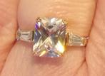 Massief gouden damesring, verlovingsring of trouwring, Sieraden, Tassen en Uiterlijk, Ringen, Verzenden, Met edelsteen, Dame, Goud