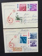 Ersttagsbrief DDR Michel 863/868 gestempeld en gelopen, Postzegels en Munten, Brieven en Enveloppen | Buitenland, Ophalen of Verzenden